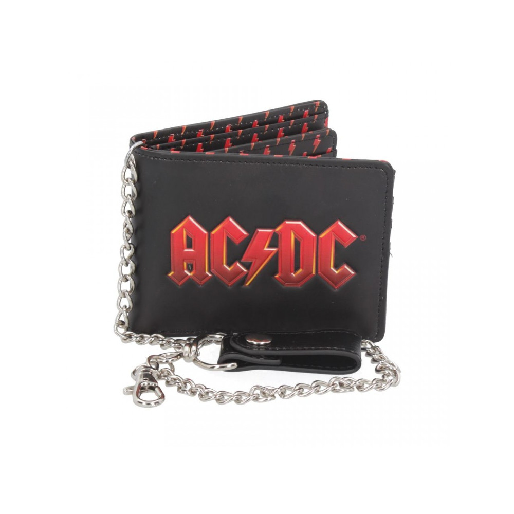 Nemesis Now AC/DC - AC/DC Bifold Geldbörse - Schwarz/Rot